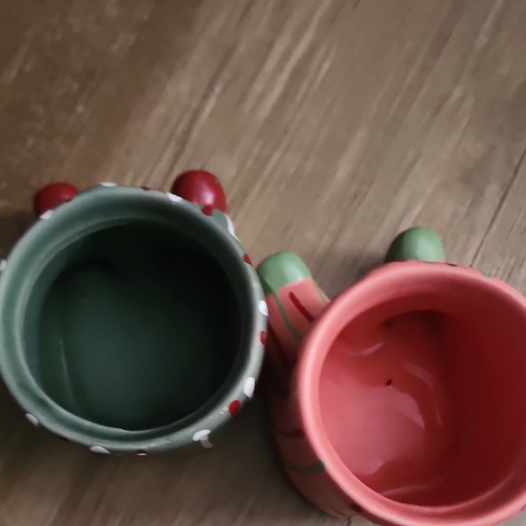 Vintage Colorful Striped Small Clown Pants Ceramic Set Of 2 Planters - Picture 4 of 5